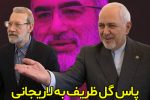 پاس گل ظریف به لاریجانی